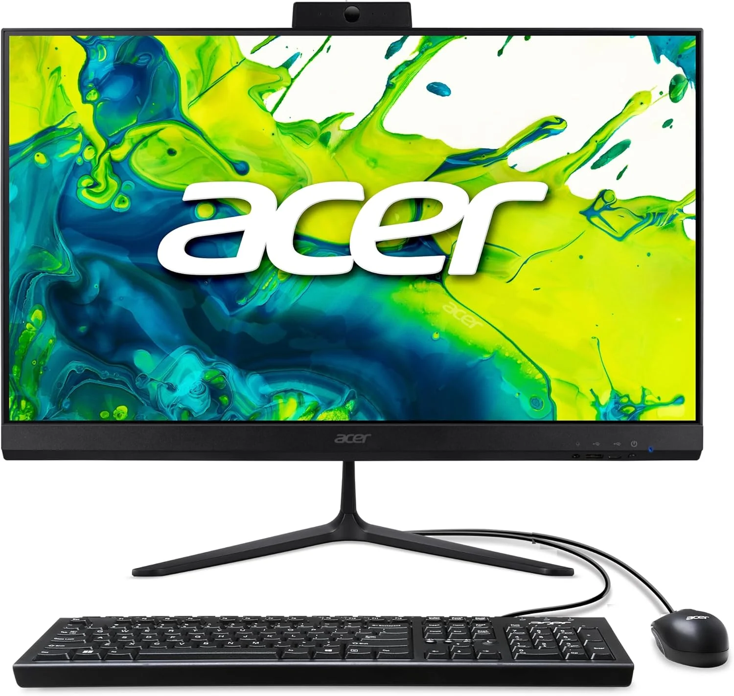 AIO Acer Aspire C24-2YE-13U3UNL-LR11 - Intel Core I3 1305U - 8GB DDR4 - 512GB SSD - Pantalla 23,8" FHD - No DVD - RJ45 - Freedos - Negro