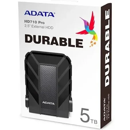 Adata HD710 Pro - 5 Teras Externo - 2.5 - Negro - Antigolpes - Sumergible miniatura 2