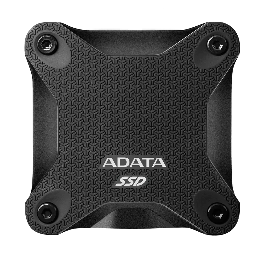 Disco De Estado Solido Externo Adata SD620 - 1 Tera - Antigolpes - USB 3,2 - Negro
