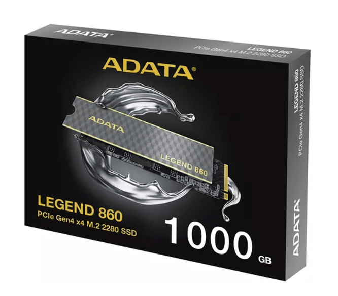 Disco De Estado Solido Adata Legend 860 - 1 Tera - M.2 PCI NVME 4X4 - 2280 - 6000MB/S - 5000MB/S