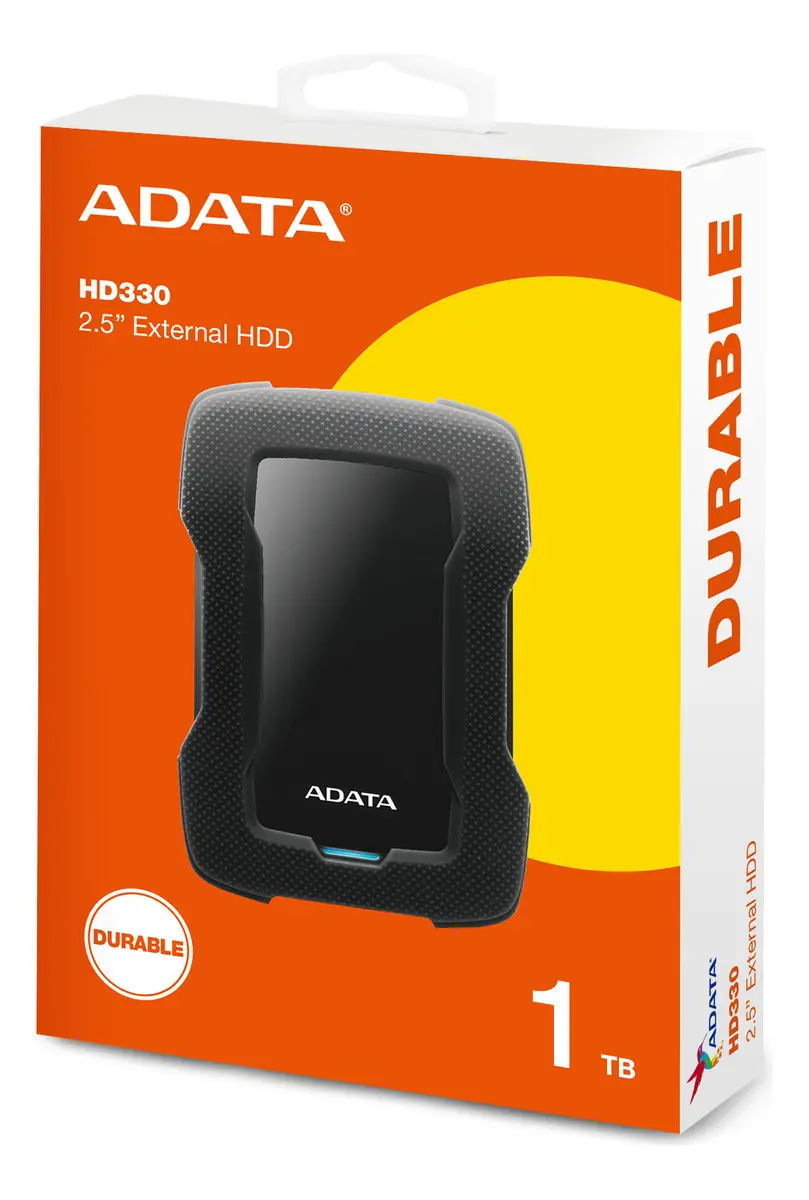 Adata HD330-1 Tera Externo -2.5 Negro-antigolpes