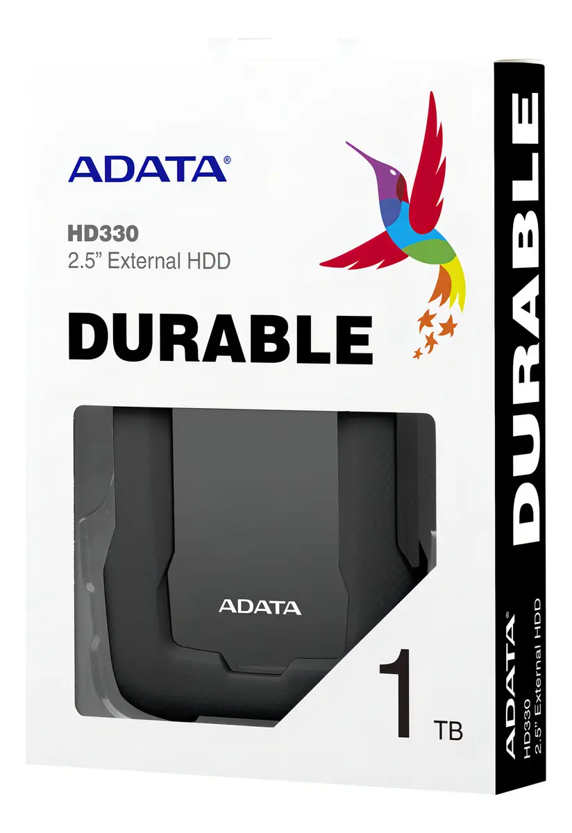 Adata HD330-1 Tera Externo -2.5 Negro-antigolpes miniatura 5
