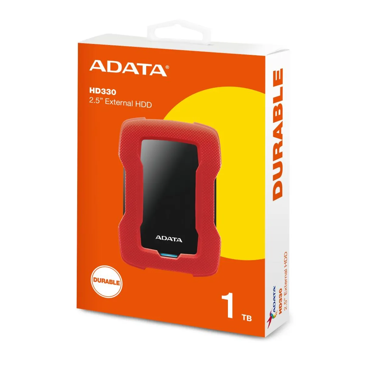 Adata HD330 - 1 Tera Externo - 2.5 - Rojo - Antigolpes miniatura 4