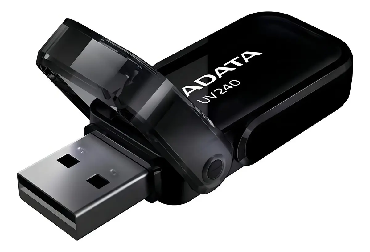 Memoria USB Adata UV240 2,0 - 64GB - Negra