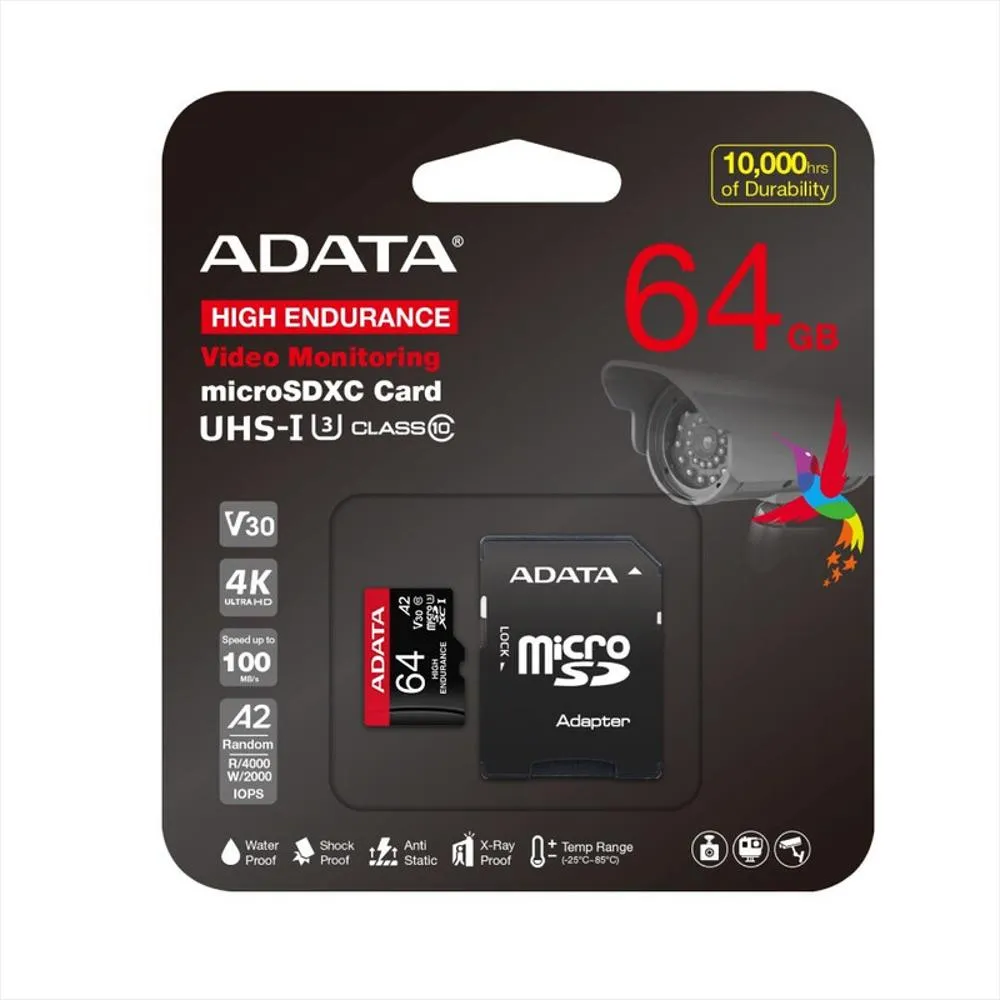 Memoria Micro Sd Adata 64GB Clase 10