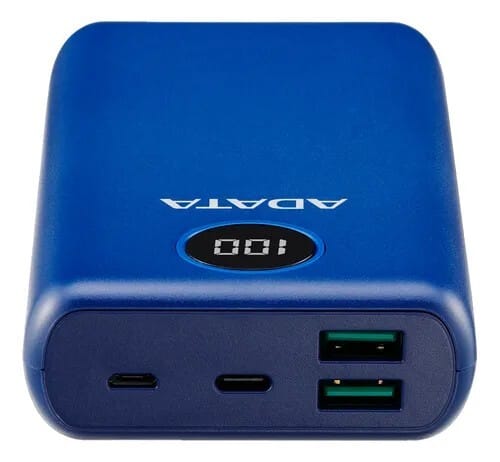 Power Bank Adata P20000QCD - Carga Rapida - 20000MAH - 2 Puertos USB - 1 Tipo C - Pantalla Indicadora De Carga - Azul miniatura 5
