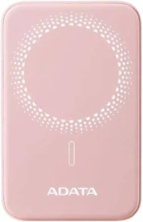 Power Bank Adata R050 - Carga Rapida - 5000MAH Carga Inalambrica Magnetica - Rosa miniatura 3