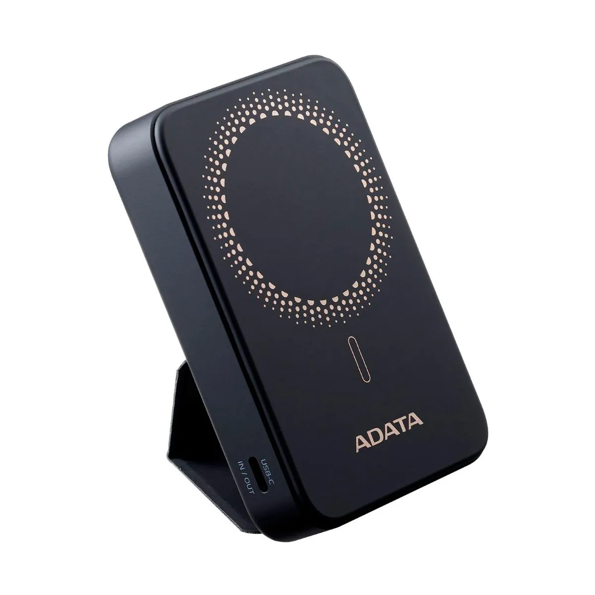 Power Bank Adata R0100 - Carga Rapida - 10000MAH Carga Inalambrica Magnetica - Con Soporte Plegable - Negra miniatura 3