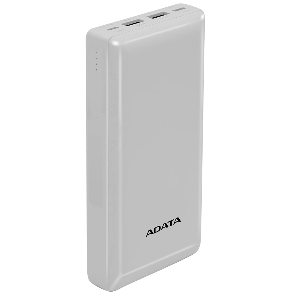 Power Bank Adata C20 - Carga Rapida - 20000MAH - 2 Puertos USB - 1 Tipo C - Blanca miniatura 4