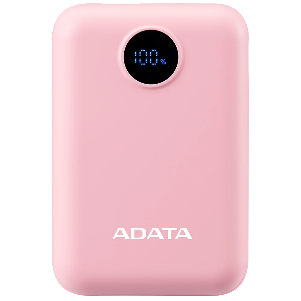 Power Bank Adata C100 - Carga Rapida - 10000MAH - 2 Puertos USB - 1 Tipo C - Rosa miniatura 3