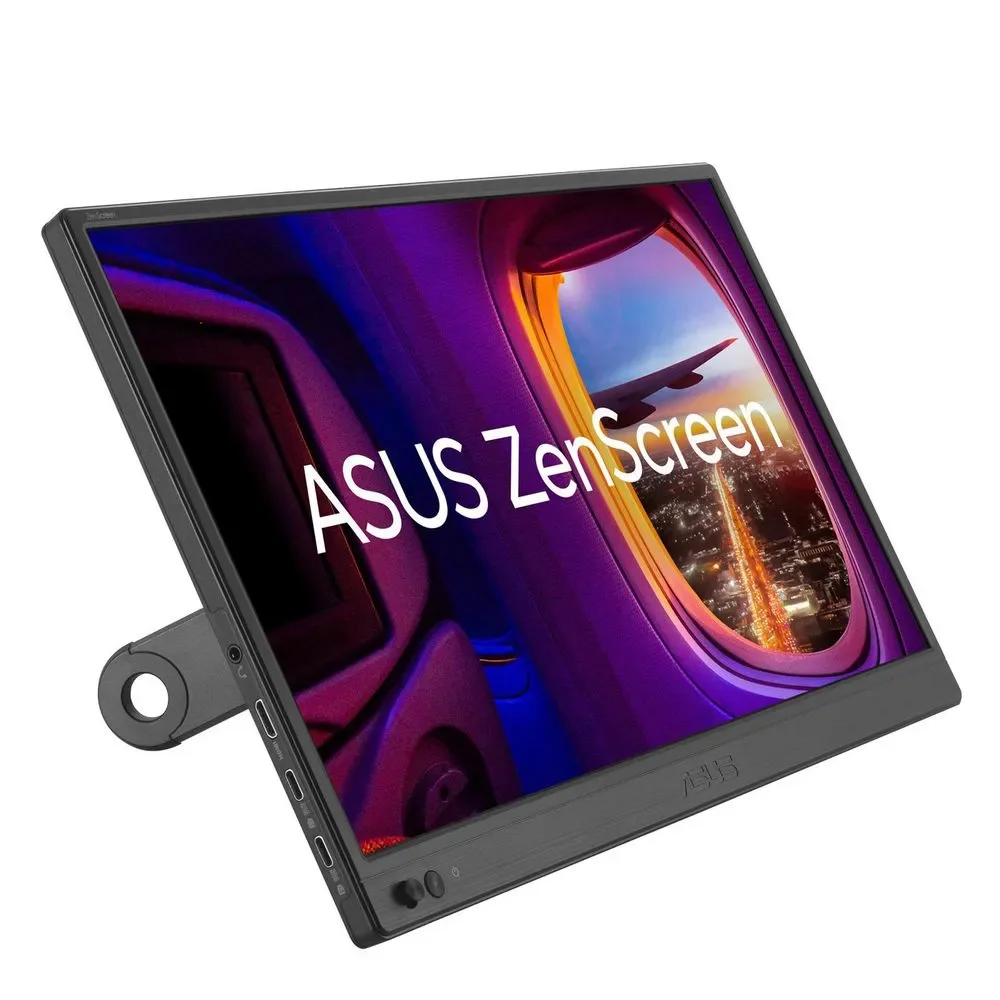 Monitor Portatil Asus 15,6" Zenscreen MB169CK - FHD - IPS - Mini HDMI X 1 - Doble USB Tipo C - 60HZ - 5MS - Soporte Ajustable 360 miniatura 4