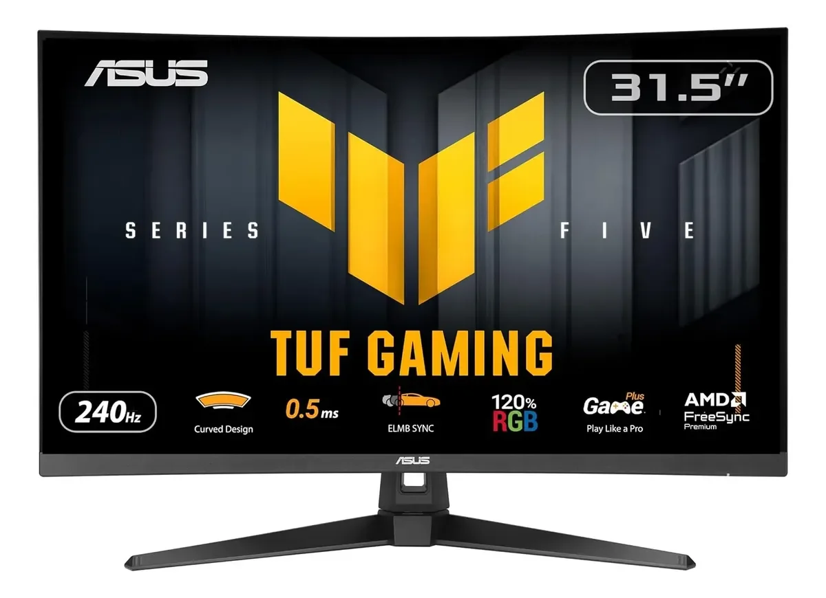 Monitor Asus TUF Gaming 32" Curvo VG32VQM5B - FHD - HDMI - Display Port - Tasa De Refresco 250HZ - 0,5MS - Altavoz 2W X 2 miniatura 2