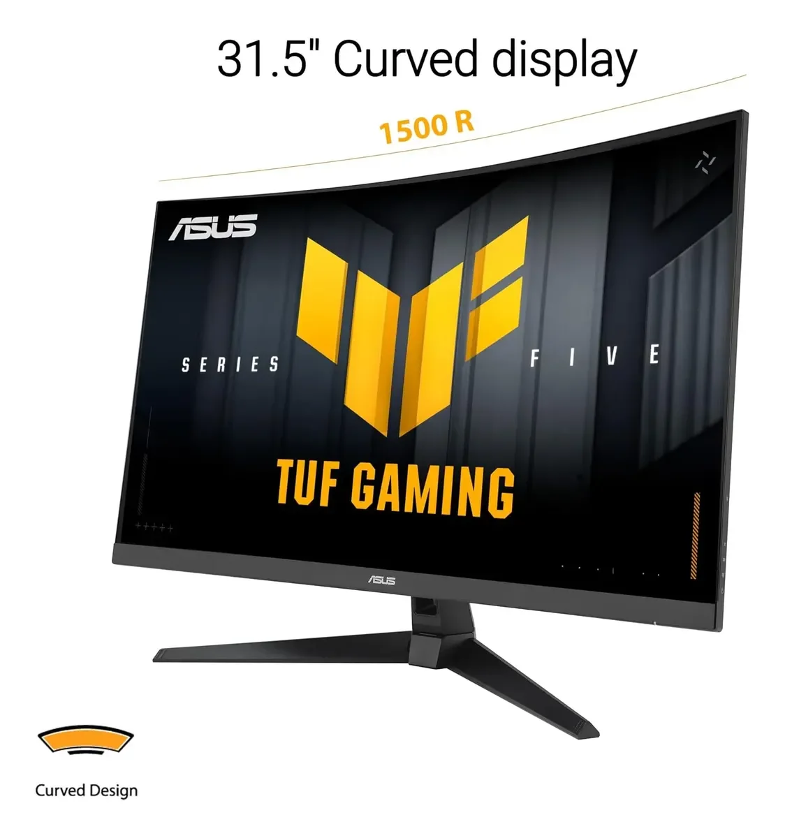 Monitor Asus TUF Gaming 32" Curvo VG32VQM5B - FHD - HDMI - Display Port - Tasa De Refresco 250HZ - 0,5MS - Altavoz 2W X 2 miniatura 3