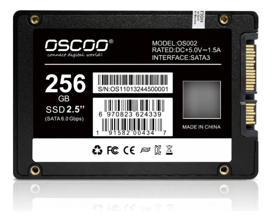 Disco De Estado Solido Attech - 256GBB SATA III 2,5" miniatura 2