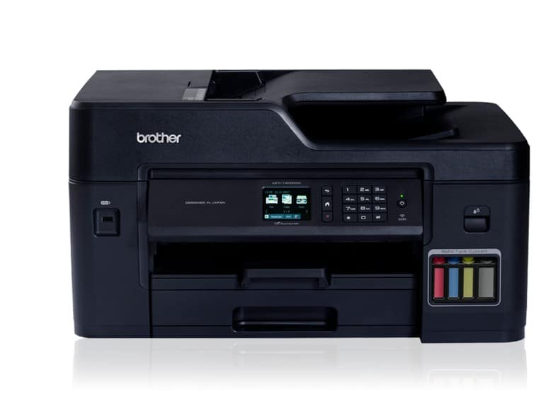 Impresora Brother MFCT4500DW - Multifuncional En A3 - Duplex - WIFI - ADF - Ethernet - Amplia Y Reduce - USB Frontal - Tinta Continua