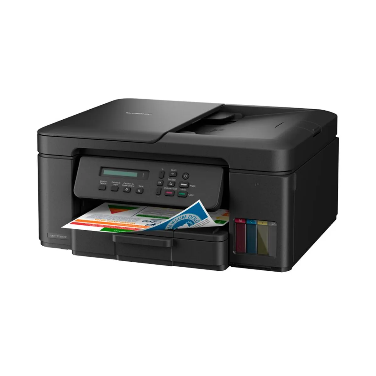 Impresora Multifuncional Brother DCP-T730DW - Duplex - WIFI - ADF - Amplia Y Reduce - USB - Pantalla LCD - Tinta Continua miniatura 2