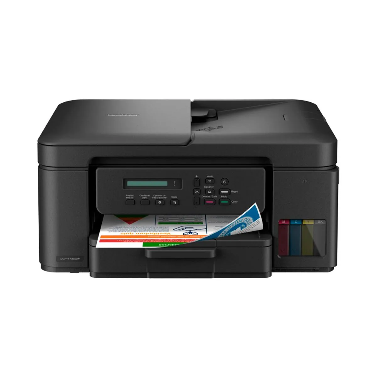 Impresora Multifuncional Brother DCP-T730DW - Duplex - WIFI - ADF - Amplia Y Reduce - USB - Pantalla LCD - Tinta Continua miniatura 4