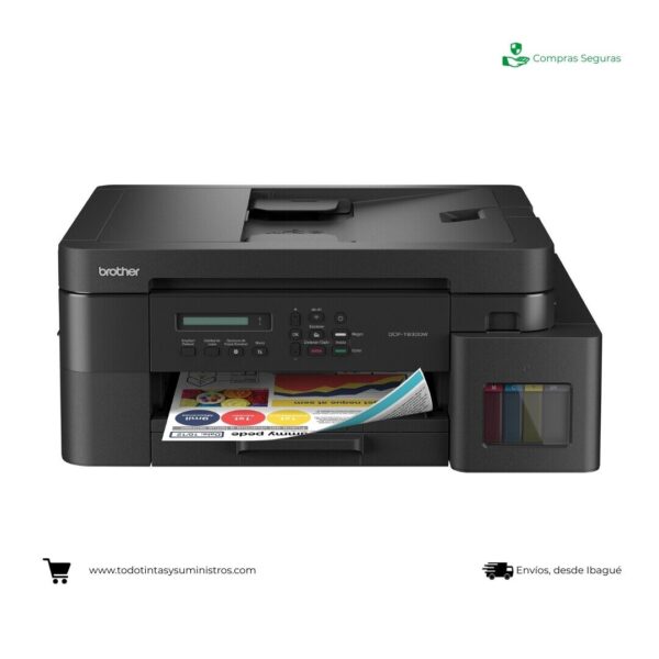 Impresora Multifuncional Brother DCP-T830DW - Duplex - WIFI - ADF - Red Ethernet - Puerto USB - 2 Bandejas + Obsequio De Rotuladora Elec miniatura 2