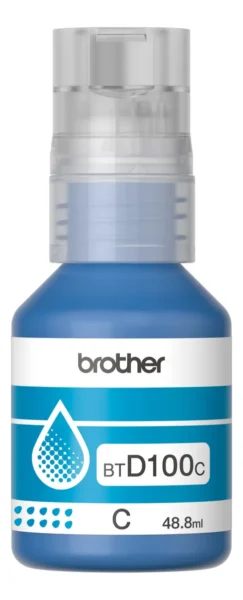 Tinta Brother BTD100C Cyan - 48,8ML - Compatible Con MC-T930DW -DCP-T830DW- DCP-T730DW - DCP-T530DW - DCPT430W - DCP-T230 miniatura 2