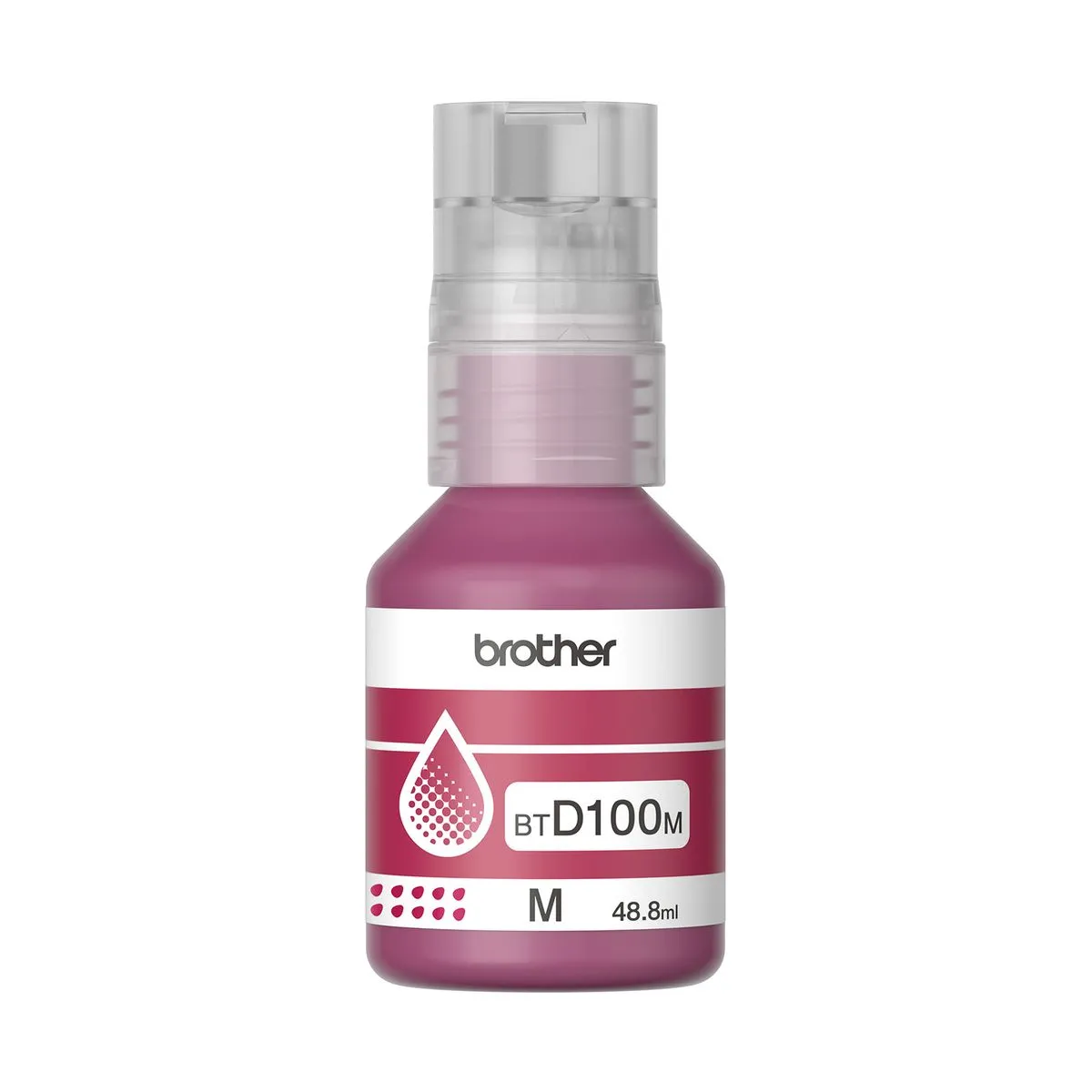 Tinta Brother BTD100M Magenta - 48,8ML - Compatible Con MC-T930DW -DCP-T830DW- DCP-T730DW - DCP-T530DW - DCPT430W - DCP-T230
