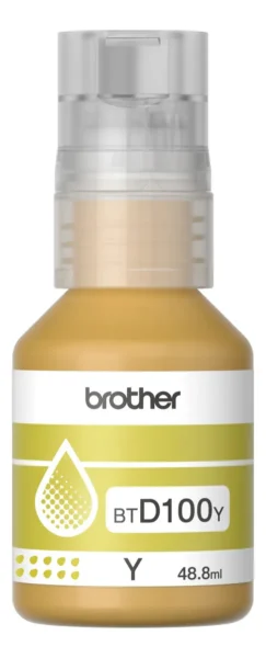 Tinta Brother BTD100Y Yellow - 48,8ML - Compatible Con MC-T930DW -DCP-T830DW- DCP-T730DW - DCP-T530DW - DCPT430W - DCP-T230