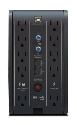 UPS CDP R-SMART1510- 1500VA - 900W - 10 Salidas (5 Respaldo De Bateria + 5 Con Supresion De Picos) - Con Display Y Monitoreo Basico miniatura 2
