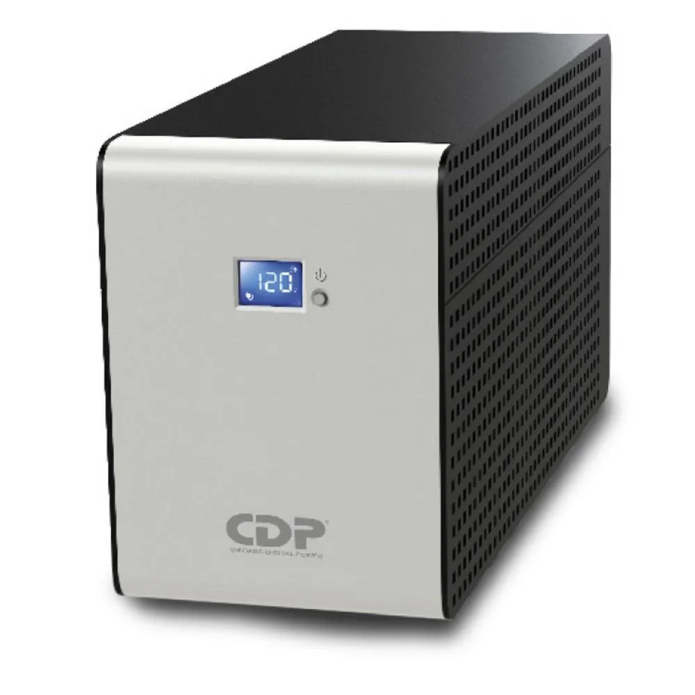 UPS CDP R-SMART1210- 1200VA - 720W - 10 Salidas (5 Respaldo De Bateria + 5 Con Supresion De Picos) - Con Display Y Monitoreo Basico