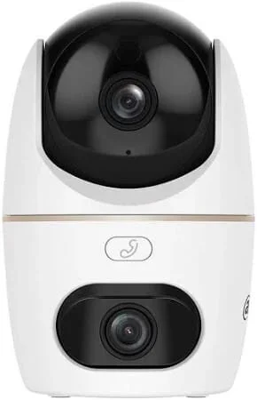 Dahua DH-P5D - Para Exterior - Doble Lente - 5MP 2K - Vista 360 - Microfono Y Altavoz - Hasta 256GB En Micro Sd - Deteccion AI - WIFI 6 - RJ45 miniatura 3