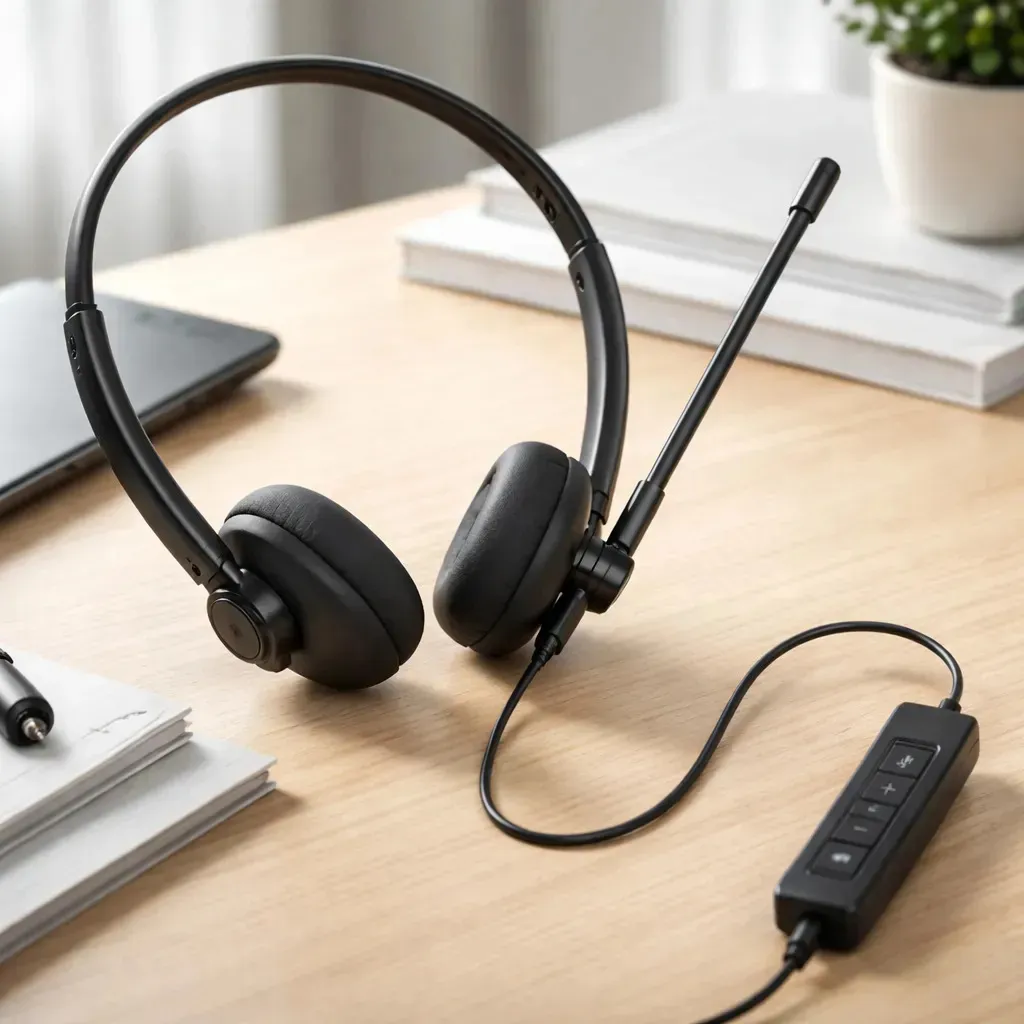 Diadema Dell WH125 - USB-A - Con Microfono - Permite Controlar El Volumen - 520-BBLL miniatura 5