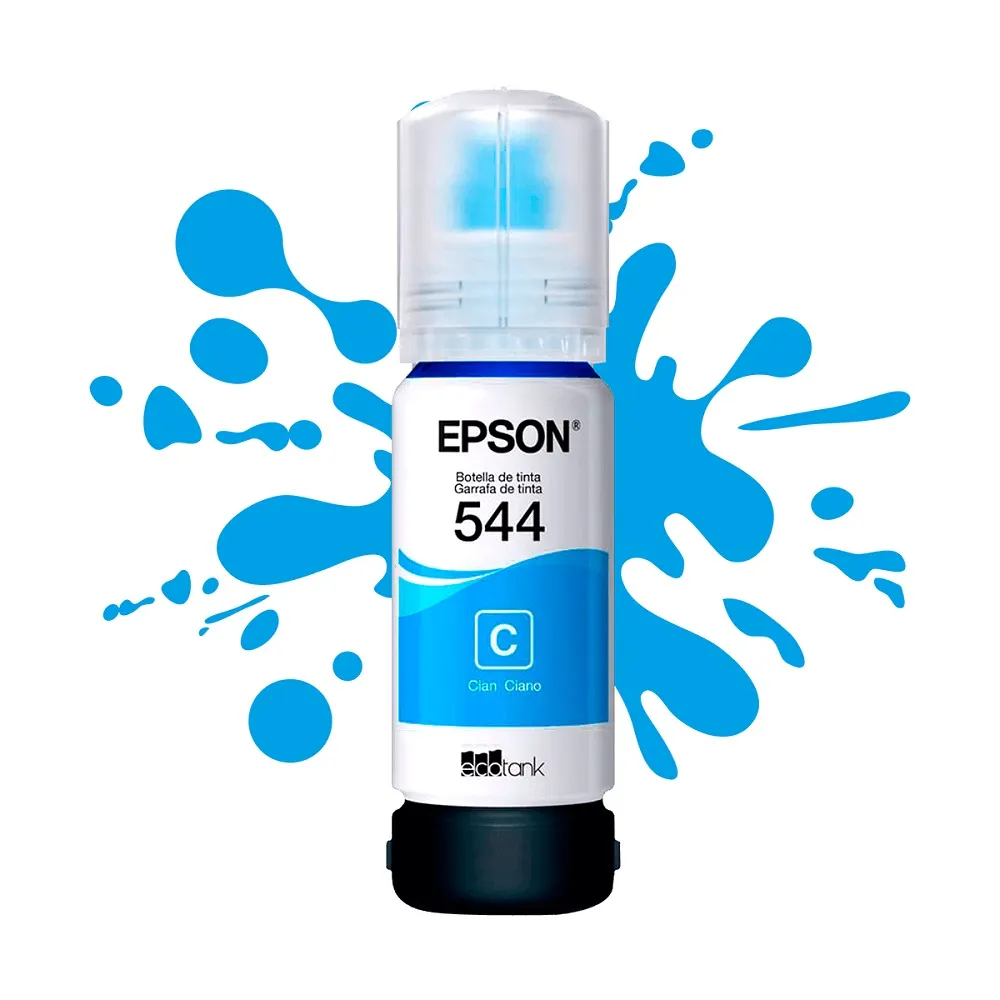 Tinta Epson T-504 Cyan Compatible Con L4150 - L4160 - L4260 - L6161 - L6171 - L6270 - L6191 - L14150.