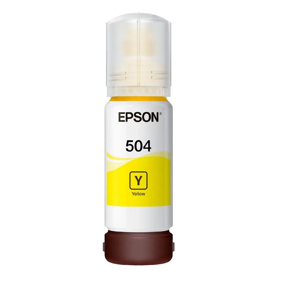 Tinta Epson T-504 Yellow Compatible Con L4150 - L4160 - L4260 - L6161 - L6171 - L6270 - L6191 - L14150.