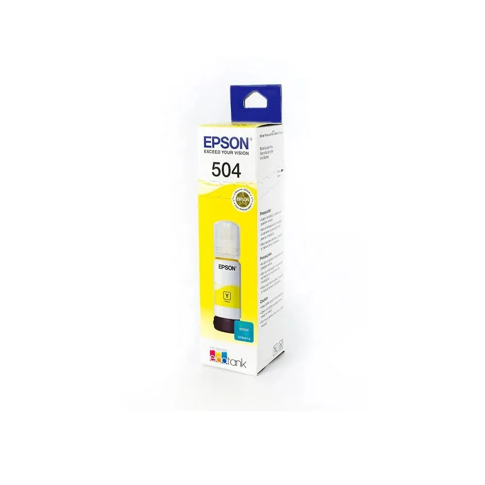 Tinta Epson T-504 Yellow Compatible Con L4150 - L4160 - L4260 - L6161 - L6171 - L6270 - L6191 - L14150. miniatura 3