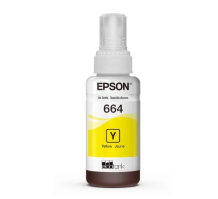 Tinta Epson T-664 Yellow Compatible Con L121 miniatura 2