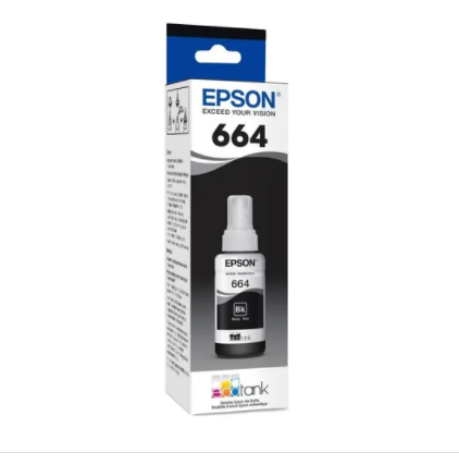 Tinta Epson T-664 Black Compatible Con L121