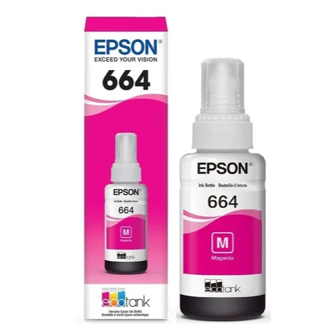 Tinta Epson T-664 Magenta Compatible Con L121 miniatura 2