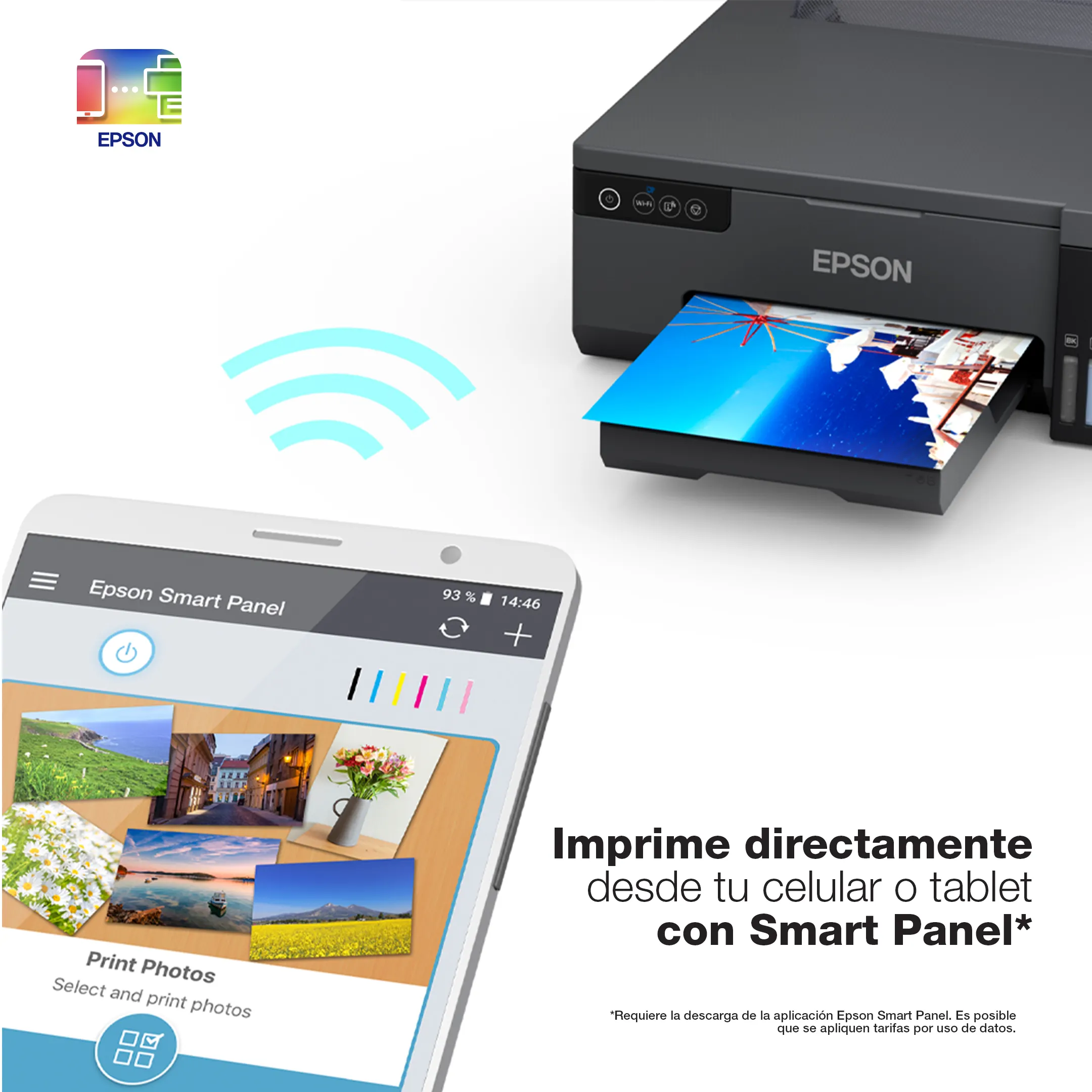 Impresora Epson L8050 - Fotografica - Recarga Continua - WIFI - Imprime Sobre Cd miniatura 4