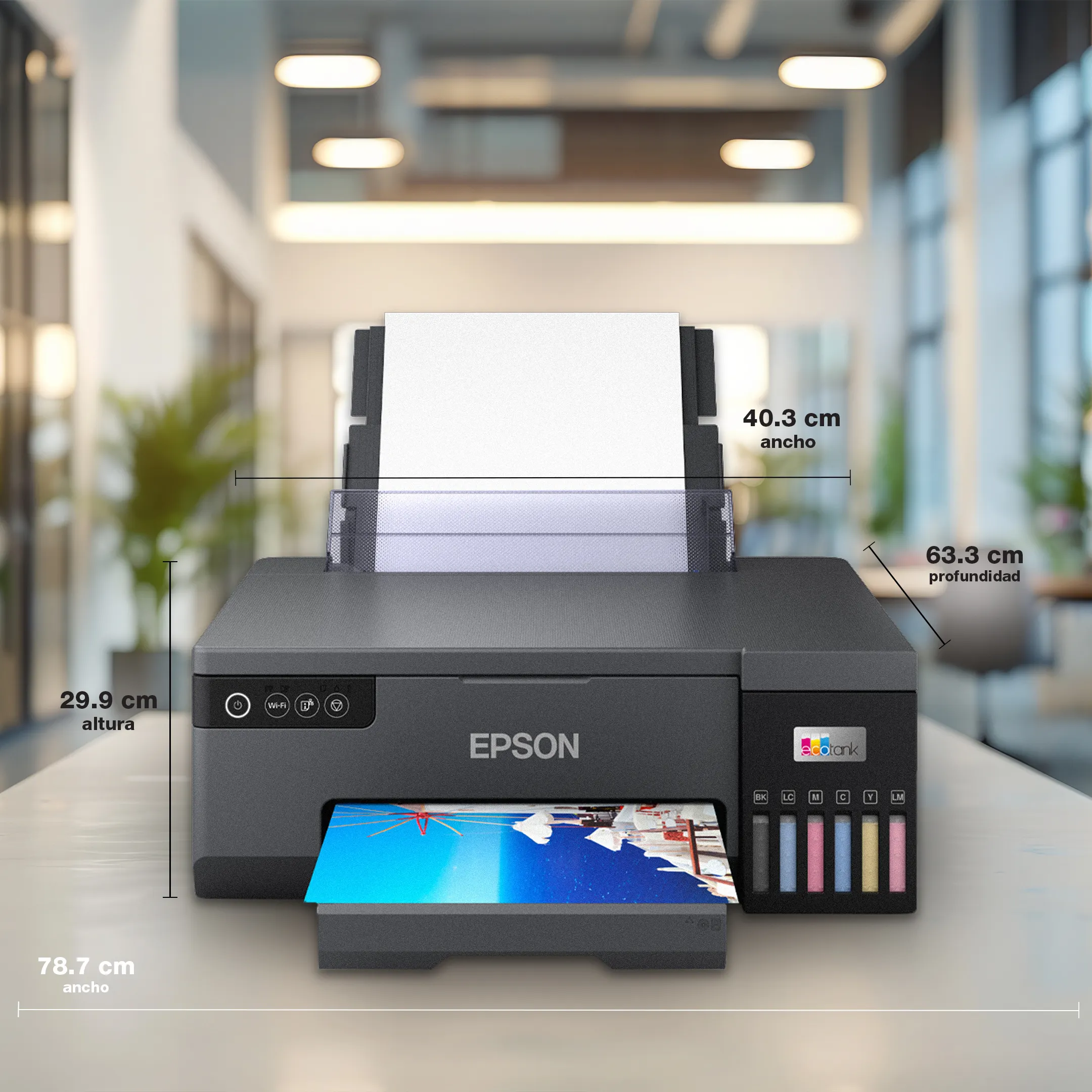 Impresora Epson L8050 - Fotografica - Recarga Continua - WIFI - Imprime Sobre Cd miniatura 5