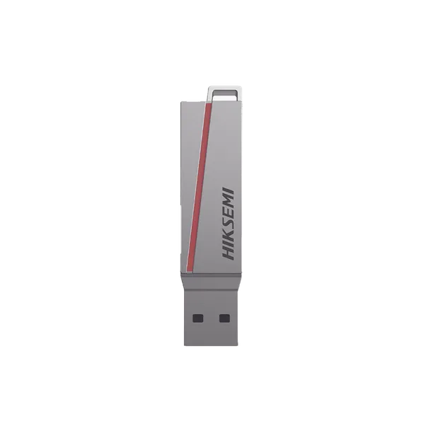 Memoria USB Hikvision E327C Sync Dual - 128GB - Conector USB A Y USB C - Metalica - Silver