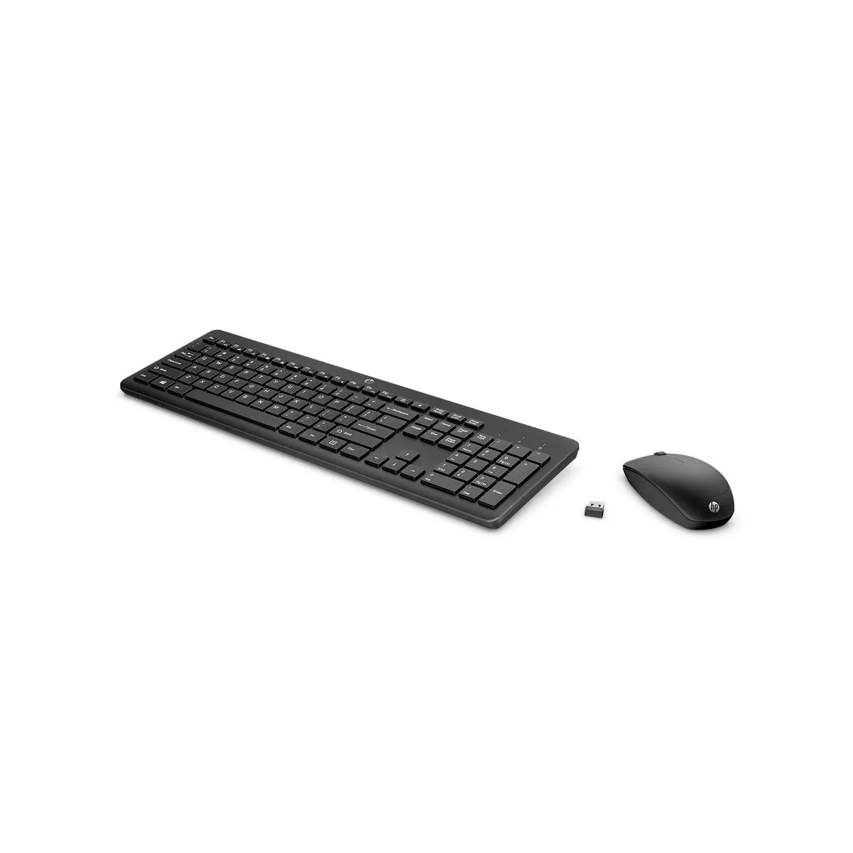 Combo Teclado Y Mouse HP 230 - Inalambrico - Negro - 18H24AA#ABM
