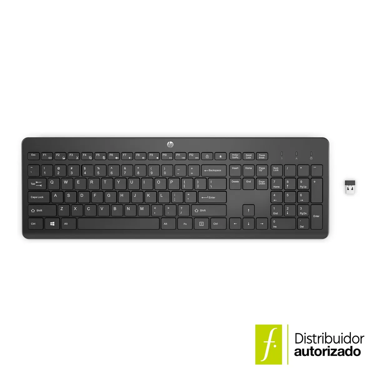 Teclado HP 230 - Inalambrico - Negro - 3L1E7AA#ABM