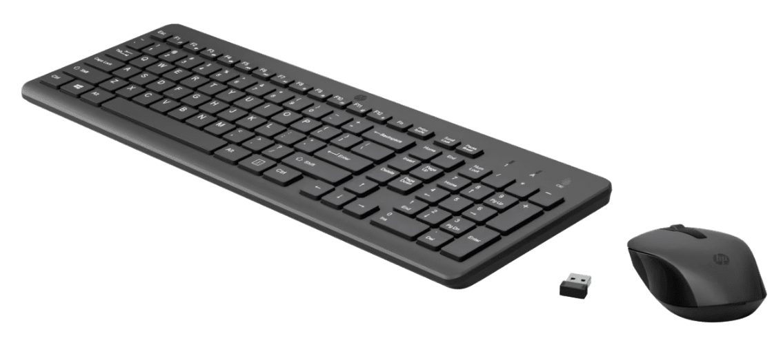 Combo Teclado Y Mouse HP 330 - Inalambrico - Negro - 2V9E6AA#ABM miniatura 2
