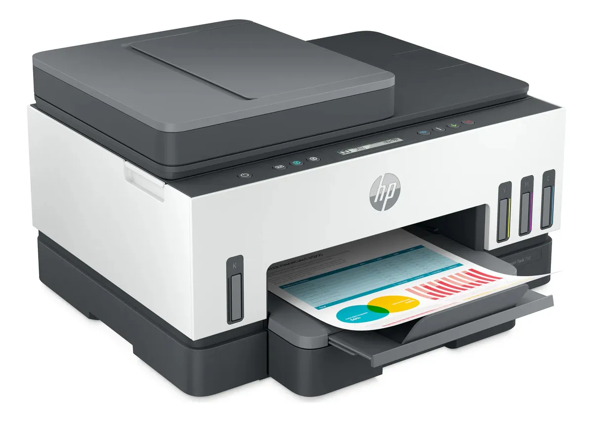 Impresora HP Smart Tank 750 - Multifuncional - ADF - Duplex En Impresion - WIFI - Tinta Continua - 6UU47A#AKY miniatura 2