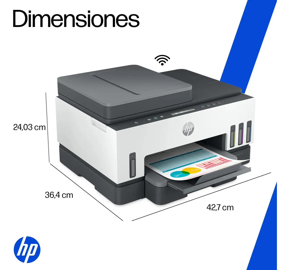 Impresora HP Smart Tank 750 - Multifuncional - ADF - Duplex En Impresion - WIFI - Tinta Continua - 6UU47A#AKY miniatura 5