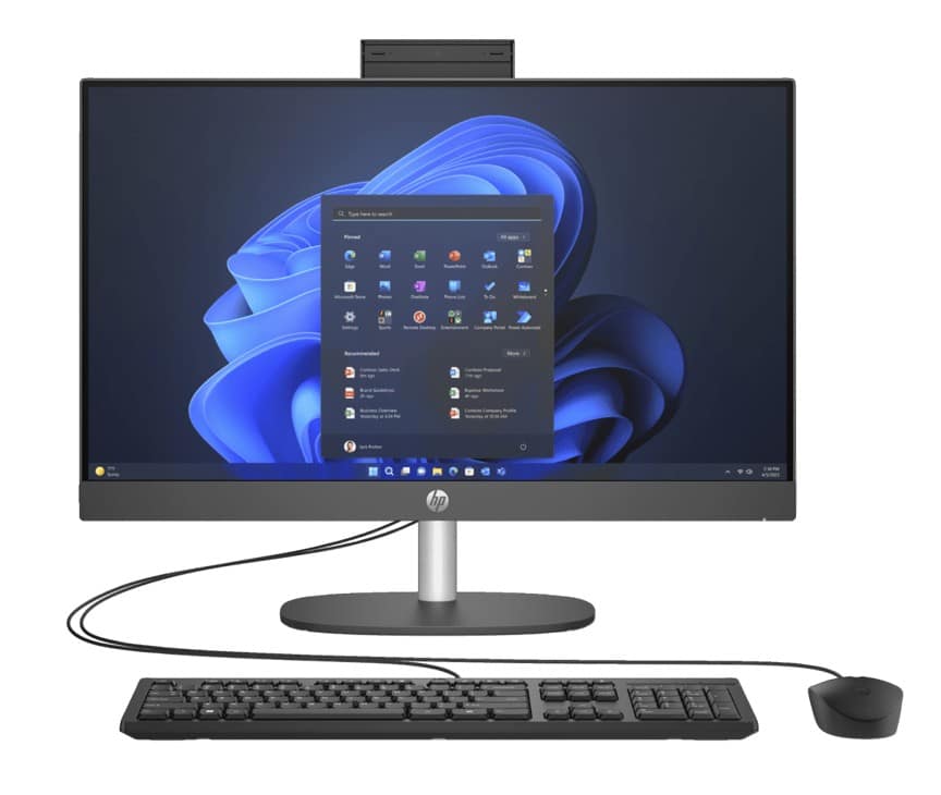 AIO HP 24-CR0353LA - Intel Core I5 1334U - 16GB DDR4 - 512GB SSD - Pantalla 23,8" FHD - No DVD - HDMI - Freddos - Negro ( C34JGLA#ABM )