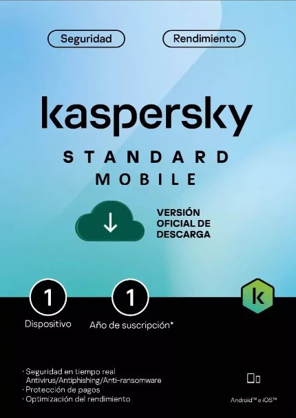 Kaspersky Standar Mobile Android - Ios - 1 Dispositivo - 12 Meses
