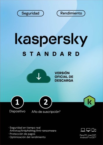 Licencia Kaspersky Standar 1 Usuario (24 Meses)