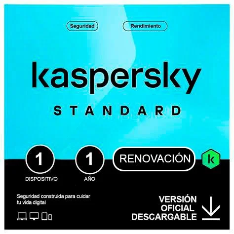 Renovacion Licencia Kaspersky Standar 1 Usuario (12 Meses)