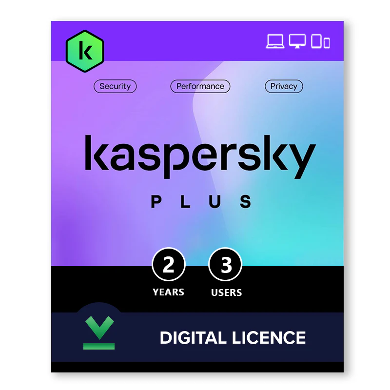 Licencia Kaspersky Plus 3 Usuarios (24 Meses)