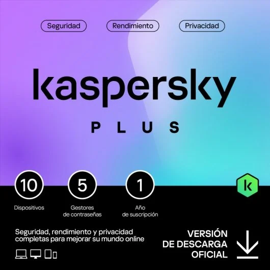 Renovacion Licencia Kaspersky Plus 10 Usuarios (12 Meses)