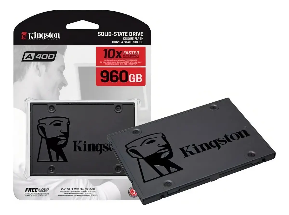 Disco De Estado Solido Kingston 960GB SATA 2,5" SA400 miniatura 4